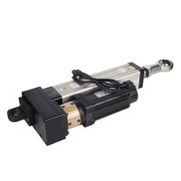 Cilindros Telescópicos de Gran Empuje y Alta Precisión, Actuador Lineal, Cilindro Hidráulico Eléctrico de Acero con Servomotor Incluido