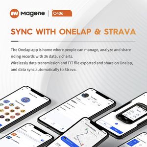 <span class=keywords><strong>Magene</strong></span> <span class=keywords><strong>C406</strong></span> GPS Ordenador de bicicleta Velocímetro inalámbrico impermeable para bicicleta - Product Image 4