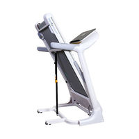 Caminadora Plegable Elegante para el Hogar, Motor Silencioso, Pantalla Digital, Equipo de Fitness para Interiores