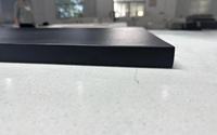 Receveur de douche Domo noir mat SMC série TB 26 mm, design moderne, garantie 1 an, vente directe usine pour usage hôtelier