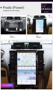 Autoradio Android RoadNavi 13,<span class=keywords><strong>6</strong></span>'' à écran vertical pour Land Cruiser Prado 2014-2017 avec CarPlay sans fil, 4G, 360, Plug and Play - Product Image 2
