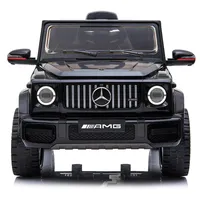 2020 12V G63 AMG 아기 장난감 자동차 블랙 키즈 전기 타기 어린이 전기 장난감 전원 차량 판매