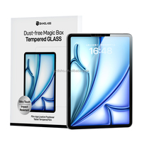 Magic Box Protection d'écran en verre trempé transparent pour tablette avec outil d'application pour iPad Air 11 pouces 13 pouces M4 2026