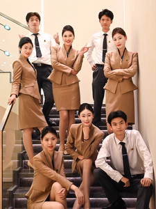 Usine directe <span class=keywords><strong>sur</strong></span> <span class=keywords><strong>mesure</strong></span> Ropa grande taille costumes de bureau élégants pour femmes chemises et robes solides deux pièces ensemble femmes vêtements - Product Image 3