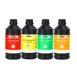 Encre fluorescente néon UV Goosam 1000ml FM FY FG FO pour imprimantes Epson Dx7 I3200 I1600 Xp600 RICOH <span class=keywords><strong>G5</strong></span> G6 Konica Seiko - Product Image 1