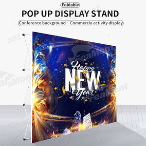 Feamont khuyến mãi xách tay Backdrop vải tùy chỉnh Pop Up Booth 10ft quảng cáo thương mại hiển thị hiển thị đứng triển lãm tường biểu ngữ - Product Image 4