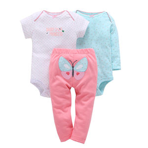 Vêtements pour bébés en gros, importés, ensemble de 3 pièces, vêtements pour bébés pas chers - Product Image 3