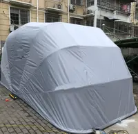 Tente de Voiture Portable Étanche Manuelle, Abri de Maison Pliable