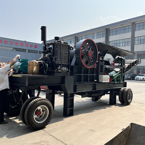 China Brand New PE400X600 Mobiler Diesel-Backen brecher mit Band förderer Rock <span class=keywords><strong>Jaw</strong></span> <span class=keywords><strong>Crusher</strong></span> Granit-Kalkstein-Backen brecher - Product Image 2