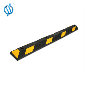 Fermaruote in Gomma per Parcheggio Auto 165CM, Resistente, Giallo/Nero, in Altri Prodotti Stradali - Product Image 3