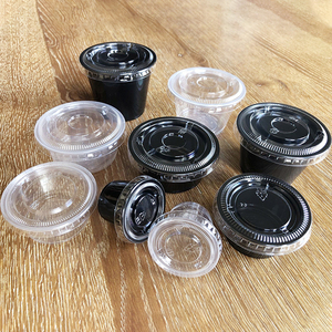 Fuling wholesea 1 oz/1.5 oz/2 oz/3.25oz/4oz/5.5oz nhỏ nhựa nước sốt <span class=keywords><strong>container</strong></span> với nắp đậy SOUFFLE ly - Product Image 5