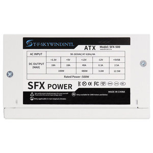 T.F.SKYWINDINTL <span class=keywords><strong>500W</strong></span> Bộ nguồn chơi game PSU màu trắng hoàn toàn mô-đun Bộ nguồn chuyển mạch PC <span class=keywords><strong>500W</strong></span> SFX - Product Image 6