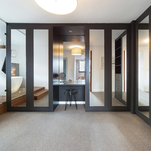 Designs de placards de dressing, <span class=keywords><strong>armoire</strong></span> en bois, meubles avec miroir dans une maison-conteneur moderne, <span class=keywords><strong>chambre</strong></span> à coucher, <span class=keywords><strong>armoire</strong></span> aux normes australiennes - Product Image 3