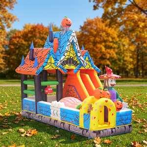 Winsun CE - Equipo Inflable para Parque de Atracciones, Tobogán de Bruja Pequeña, Trampolín de PVC Ignífugo e Impermeable - Product Image 1