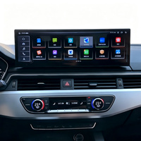 Radio para Auto con GPS Integrado de 12.3 Pulgadas, Pantalla Dividida, Reproductor MP3, Transmisor FM para Audi A4L 2017-2021 con Soporte para Tablero, CarPlay y Android Auto