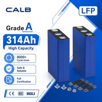 Cellule de batterie LiFePO4 CALB 314Ah 3.2V Grade A 8000 cycles pour autoconsommation solaire, optimisation de la consommation en crête et arbitrage du temps de consommation