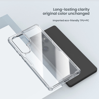 Casing Nillkin Clear Bumper untuk Samsung Galaxy S25 Ultra S24 Plus Nature TPU Pro Hard Back Cover untuk Samsung S23 S22 Ultra
