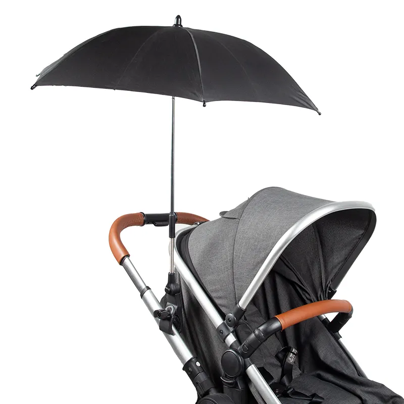 New custom design adjustable straight kid's children umbrella with Stroller Accessories Kids Shade Holder