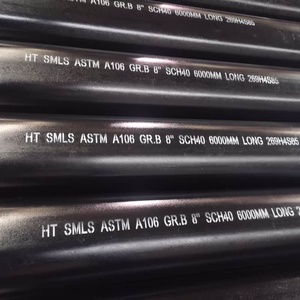 Tubo <span class=keywords><strong>in</strong></span> <span class=keywords><strong>acciaio</strong></span> al carbonio senza saldatura ASTM A106 Grado B da 1 pollice, tubo <span class=keywords><strong>in</strong></span> <span class=keywords><strong>acciaio</strong></span> <span class=keywords><strong>nero</strong></span> ad alta pressione per caldaie a gas e tubazioni industriali - Product Image 3