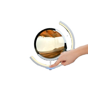 ไฟทรายไหลศิลปะนาฬิกาทรายไฟ LED เคลื่อนย้ายทรายภาพศิลปะ Quicksand ภาพวาด 3D แบบไดนามิกด่วนทรายโคมไฟตารางโคมไฟ - Product Image 3