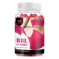JBY Gummies BBL personnalisées avec logo, à base de maca et de gingembre, pour l'augmentation et le rehaussement des fesses et des hanches
