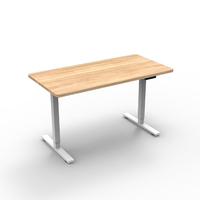 Bureau de travail moderne en métal OMNI, réglable en hauteur (740 mm-1220 mm), pour les bureaux à domicile