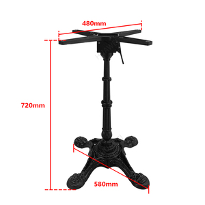 Pieds de table HUAWEI robustes à forte capacité de charge, base de support pour table basse antique, pieds de table à quatre pattes, accessoires de mobilier - Product Image 4
