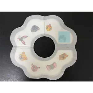 China Convenient pe film laminated tissue disposable bib supplier of materials supplier