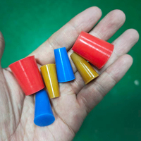 Bouchon conique en caoutchouc silicone résistant aux hautes températures, bouchon de masquage conique, pour revêtement en poudre, galvanoplastie, marque KUNEX