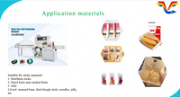 Machine d'emballage horizontale automatique Flow Pack pour pain, viande fraîche, fromage tranché et autres produits de boulangerie
