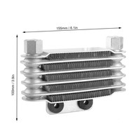 Radiateur refroidisseur d'huile pour moto, kit pour moteurs de kart de plage 150cc et 250cc, petite taille, style Nissan Sentra B13, pièces détachées