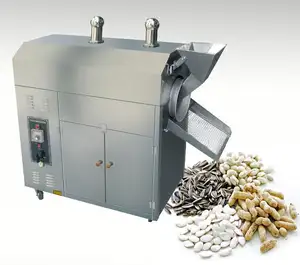 OEM Industrial Fried Sunflower Seeds Nut Roaster Chestnut Peanut Cashew Roasting Processing Machine