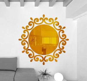 ZY0168C Adesivo Murale a Specchio 3D di Grande Successo per Bagno, <span class=keywords><strong>Camera</strong></span> <span class=keywords><strong>da</strong></span> <span class=keywords><strong>Letto</strong></span> o Soggiorno, Migliora l'Aspetto Visivo - Product Image 5