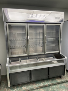 Congélateur à trois affichages de température, compartimenté et portable, grande capacité, personnalisable, avec fonction anti-buée automatique, pour supermarchés, hôtels, maisons - Product Image 4