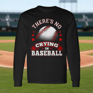 First Base Tees T-shirt à manches longues avec motif de baseball pour hommes - Product Image 3