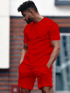 Offre Spéciale vêtements hommes ensembles deux pièces court été survêtement ensemble décontracté vêtements de sport hommes shorts ensemble été - Product Image 4