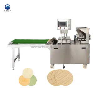 Fully Automatic Taco Corn Tortilla Bread Production Line Maker Commercial Mexican Flour Chapati Make Machine