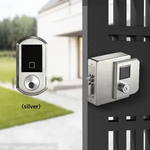 Newest technology waterproof IP65 card fingerprint outdoor gate electronic smart lock