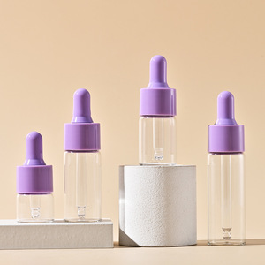 Mini Botellas de Vidrio Vacías de 2ml, 3ml, 5ml, 10ml y 15ml, Transparentes, para Cuidado de la Piel, Aceites Esenciales, Esencias y Sueros, con Gotero - Product Image 5