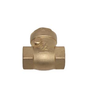 วาล์วน้ำทองเหลืองแบบเช็ควาล์ว ยี่ห้อ <span class=keywords><strong>JIDA</strong></span> ผลิตตามแบบ OEM ข้อต่อเกลียวใน ขนาด 1/2-4 นิ้ว - Product Image 1