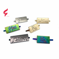 Plaques de nom personnalisées en alliage de zinc, de luxe, tendance, vintage, pour sacs à main, étanches, portables, légères, certifiées SGS, pour sacs/vêtements