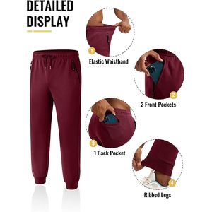 Rdruko <b>Men's</b> Sweatshirt Set <b>Hoodie</b> Joggers 2 Piece Lightweight Breathable Moisture Wicking Anti Pilling Knitted Fabric - Product Image 6