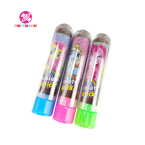 Venta caliente Chocolate Cartoon Crazy Hair Liquid <span class=keywords><strong>Choco</strong></span> Sweet Delicious Lipstick Shape Chocolate Jam Candy - Product Image 5