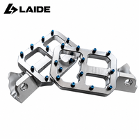 Repose-pieds larges antidérapants en aluminium CNC avec logo laser pour Talaria XXX X3 MX3 MX4, pièces de mise à niveau pour moto électrique tout-terrain