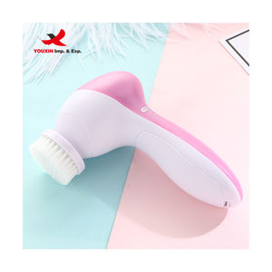 Cepillo Facial Electrónico 5 en 1 para Limpieza Profunda, Exfoliación, Lavado y Masaje con Cabezales Reemplazables - Product Image 3