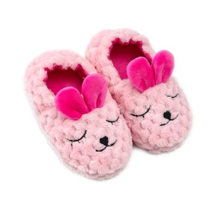 Enfants hiver épais pantoufles enfants coton rembourré chaussures bébé intérieur chaud pantoufles filles mignon dessin animé <span class=keywords><strong>lapin</strong></span> Animal chaussures diapositives - Product Image 4