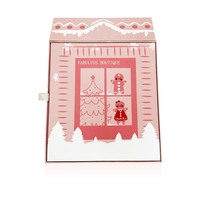 Calendrier de l'Avent Personnalisé 12 Jours, Boîte Mystère en Forme de Maison Unique et Réutilisable pour Compte à Rebours de Noël