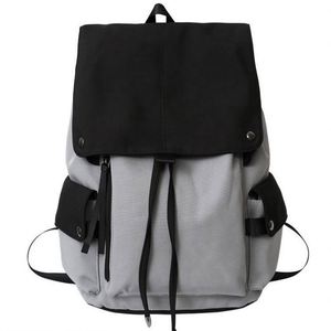 Sac à dos scolaire coréen pour étudiants, grande capacité, style japonais, populaire, sac à bandoulière pour homme, échantillon gratuit - Product Image 1
