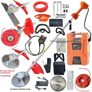 Cortadora de Césped sin Escobillas Compatible con Baterías de 24V, 48V, 60V y 72V, Alimentada por Batería de Vehículo, Cortadora de Césped de Alta Resistencia - Product Image 2
