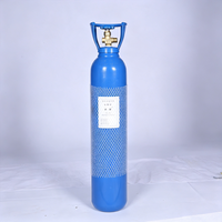 Cylindre d'oxygène sans soudure 150 bars 200 bars avec valve personnalisée et surface thermolaquée